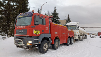 В каких ситуациях нельзя эвакуировать грузовик за переднюю балку