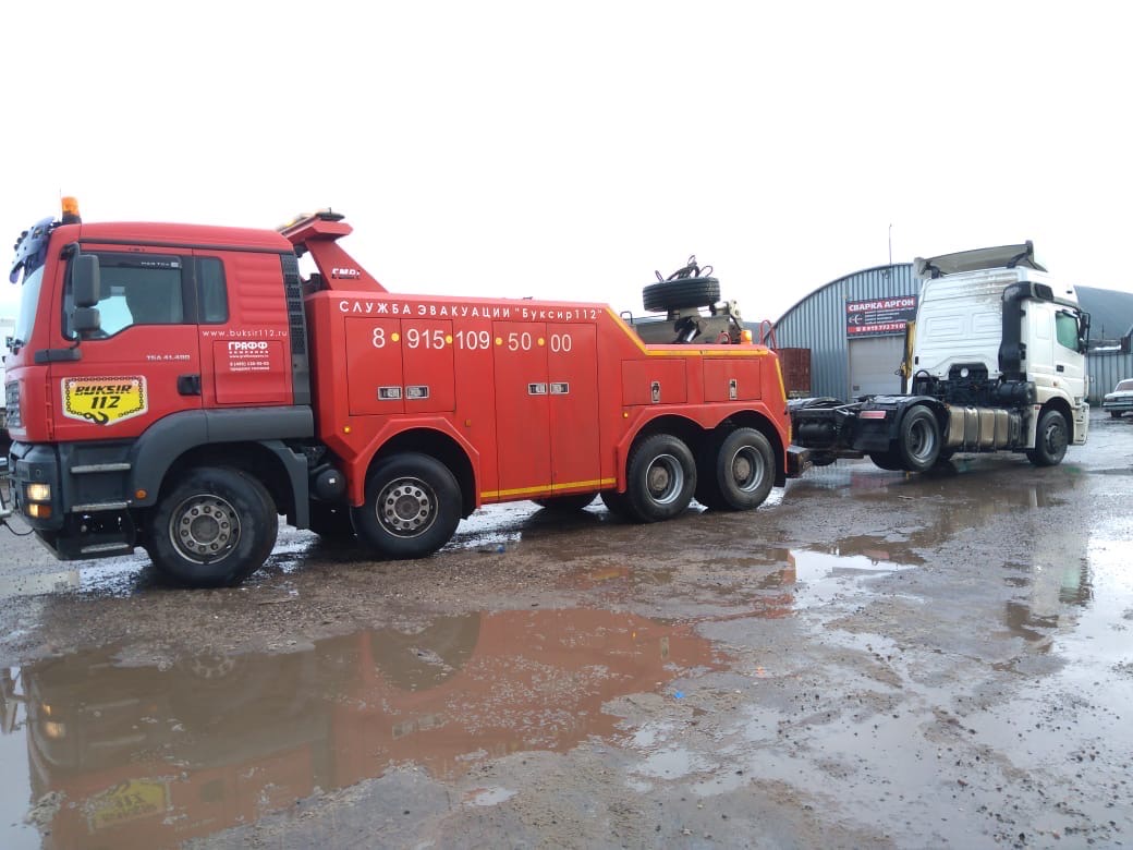 КАМАЗ-Мерседес тоже ломается, едем в трак сервис М4