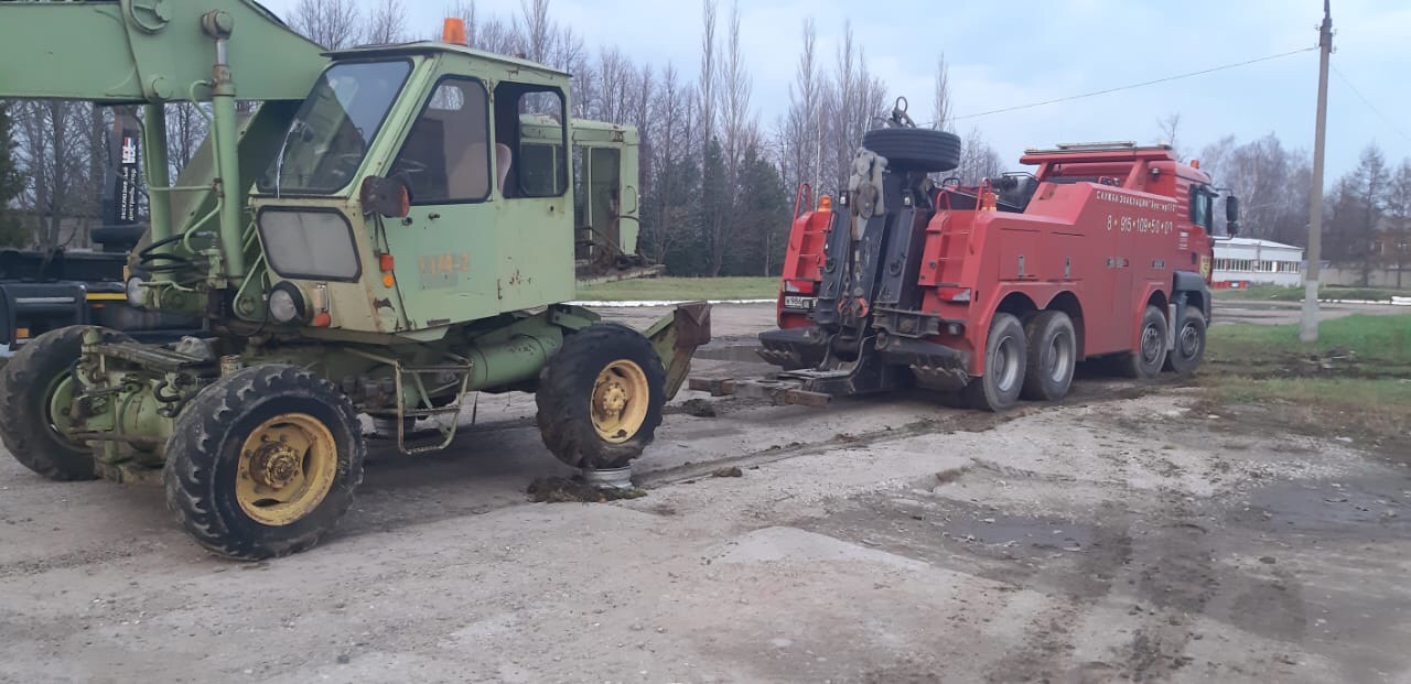 Эвакуация редкого погрузчика 