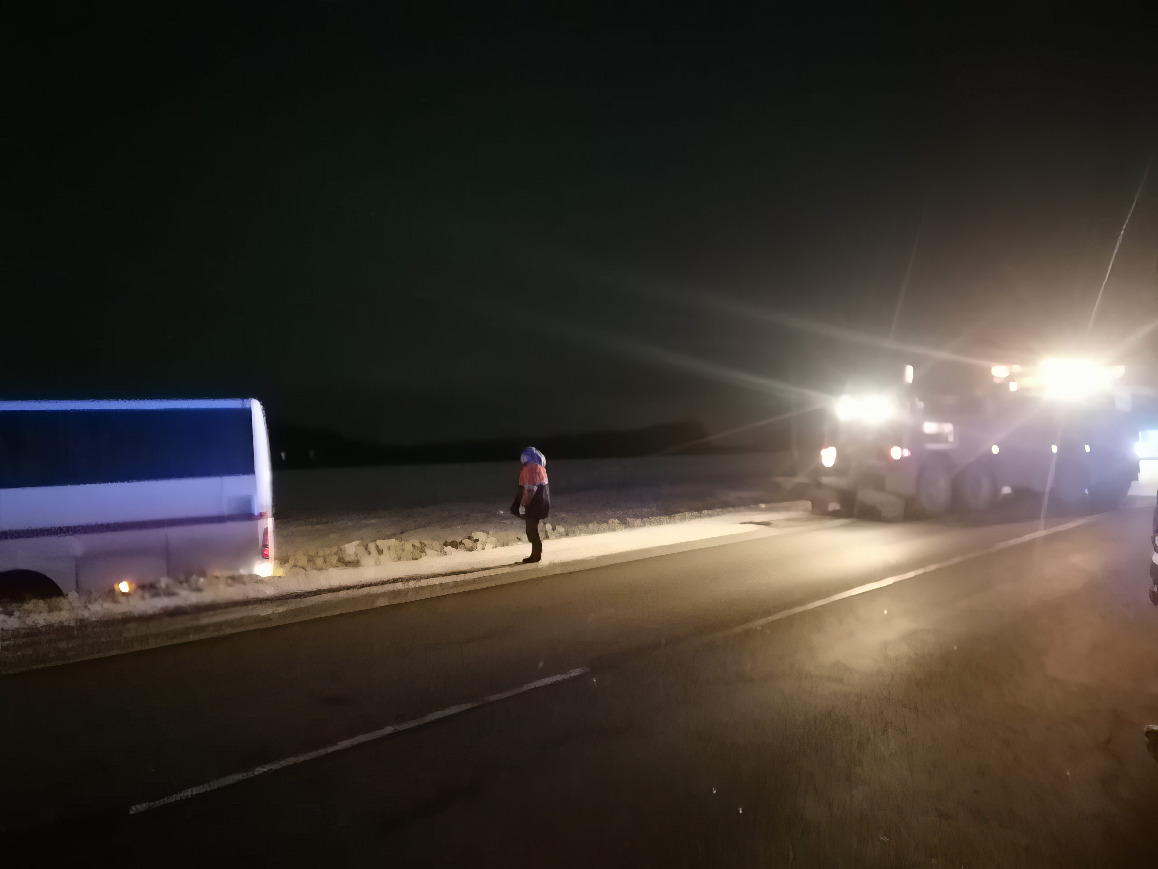 Занесло на 164 км  М6 Каспий. Достали без повреждений.